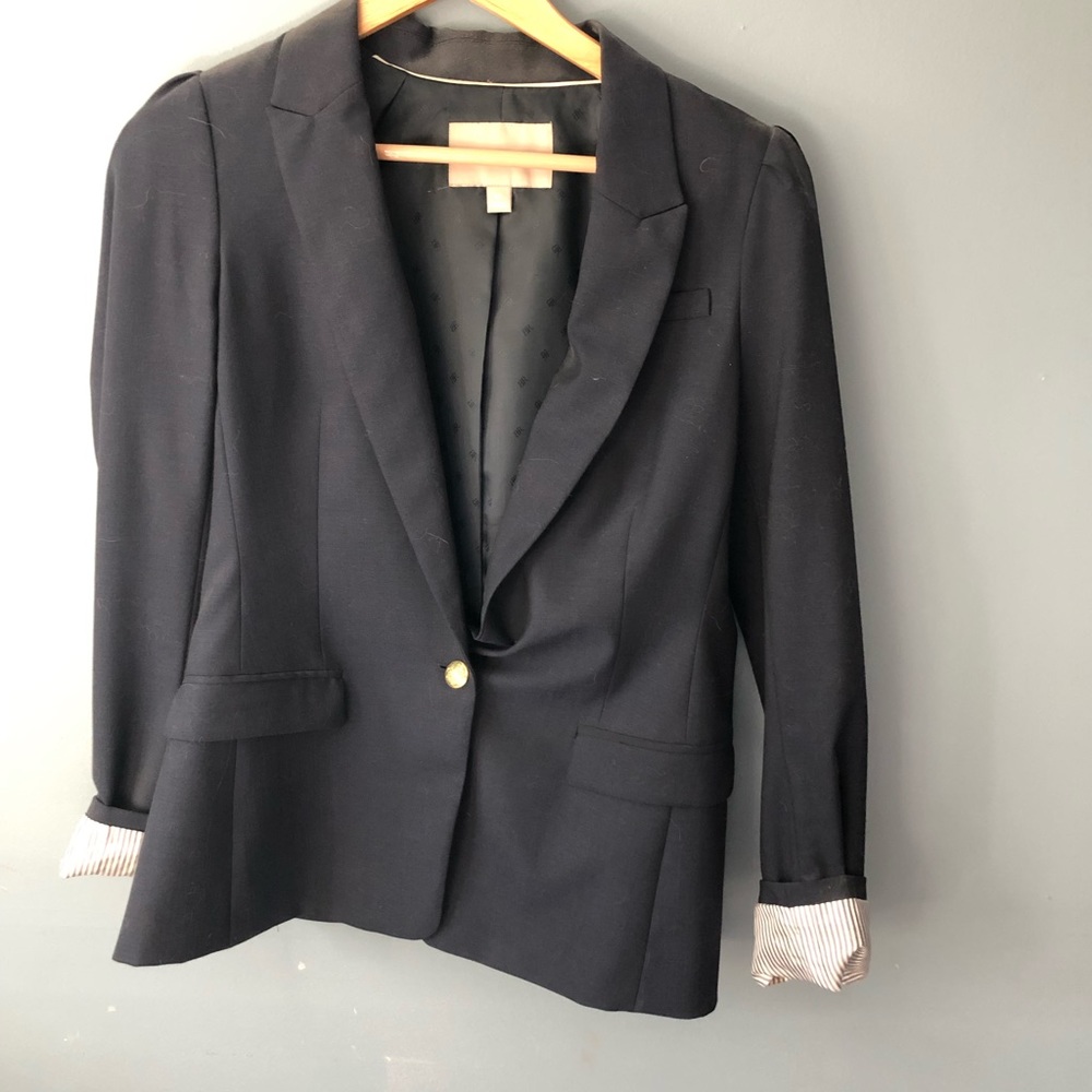 Navy Banana Republic Blazer